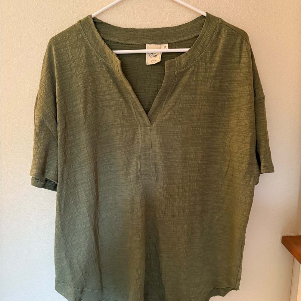 White Crow Sage Green Blouse